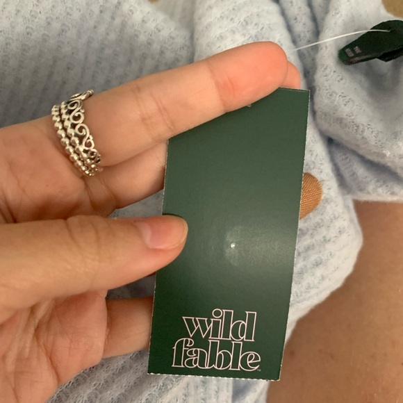 Brand new light  blue long sleeve with tie - Picture 6 of 6